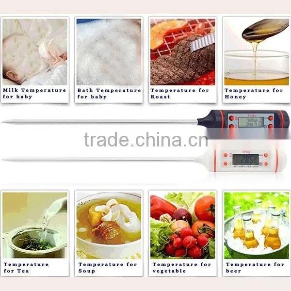 Supply waterproof digital thermometer with probe BBQ Thermometer for Cooking