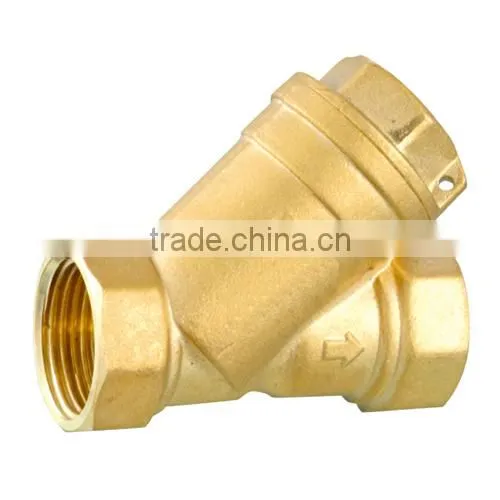 HR6040 brass Y-pattern strainer/check valve