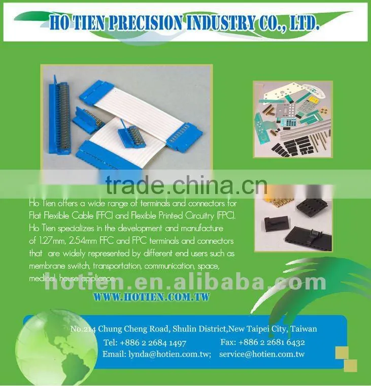 2.54mm membrane switch/FFC/FPC Connectors