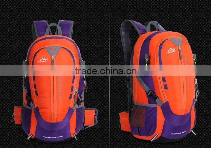 2016 stylish outdoor hiking camping bags big capacity waterproof backpack