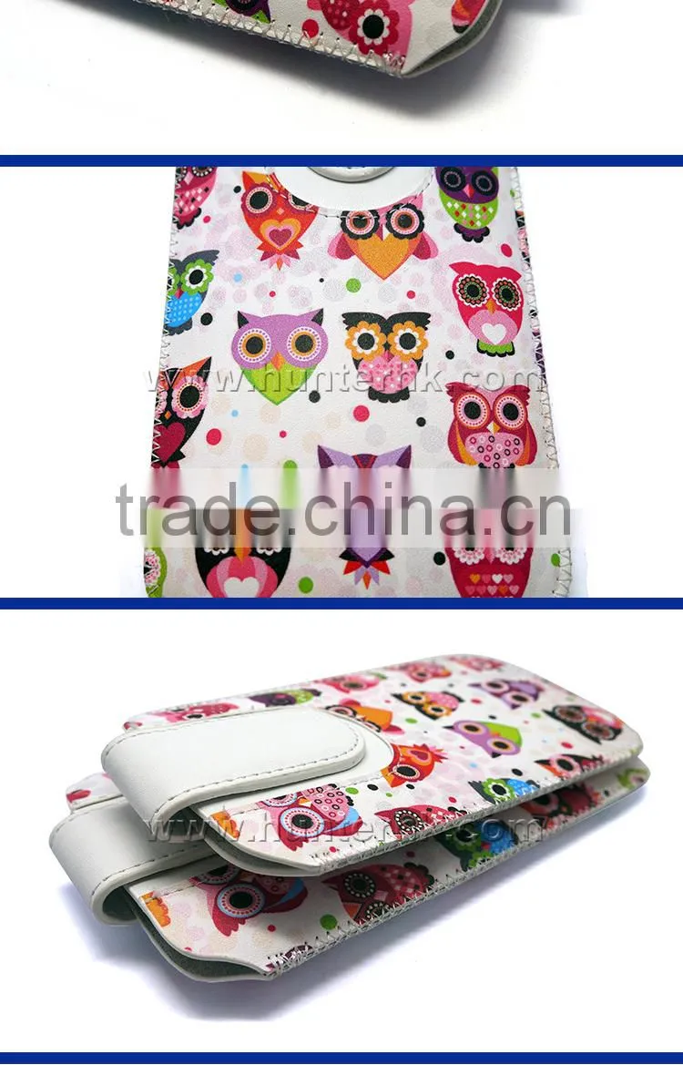 Owls Pattern PU Leather Pouch For Samsung Galaxy N9000