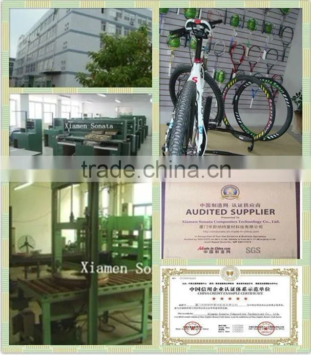 Hot sales carbon fiber bicycle tubular rims 700c 60mm 3K