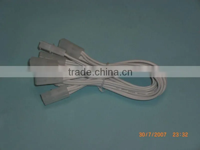 Cable UL1007 color: white,L:1.8M with Din Plug and Switch