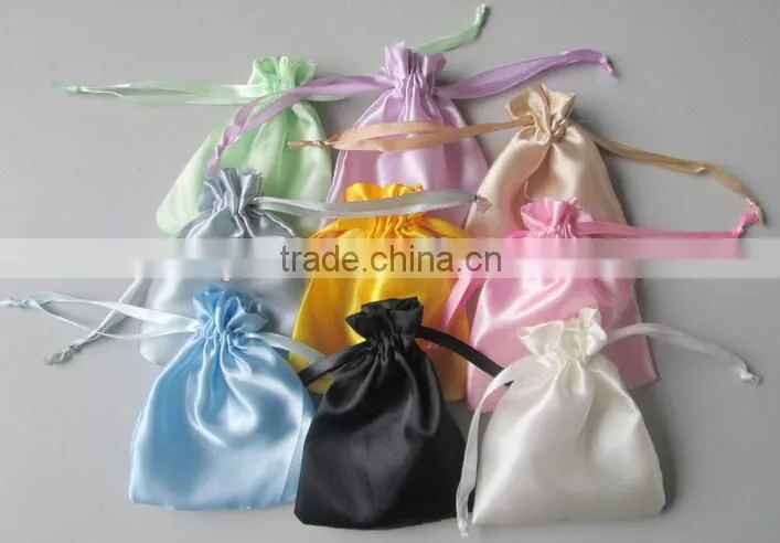 Hight Quality Custom velvet bag flock pouch Wholesale cloth pouch satin pouch B266