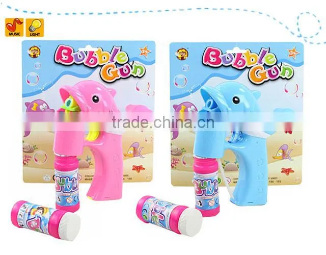 Alibaba wholesale soap bubble gun with light and music