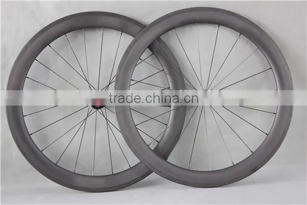 Full carbon bike wheels sapim spokes bike wheelset carbon bike wheelss W56C