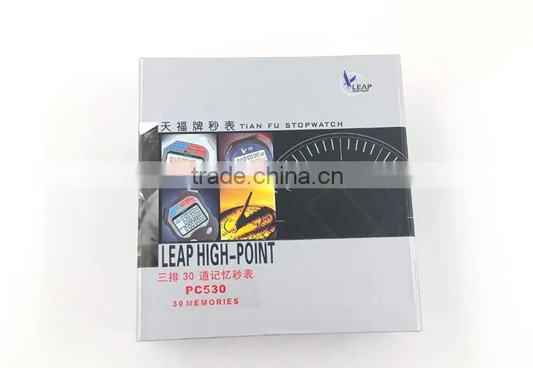 Professional Multi-function Three-row Stopwatch With High Quality