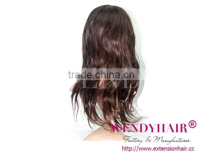 8A Full Top Human Hair Lace Wig