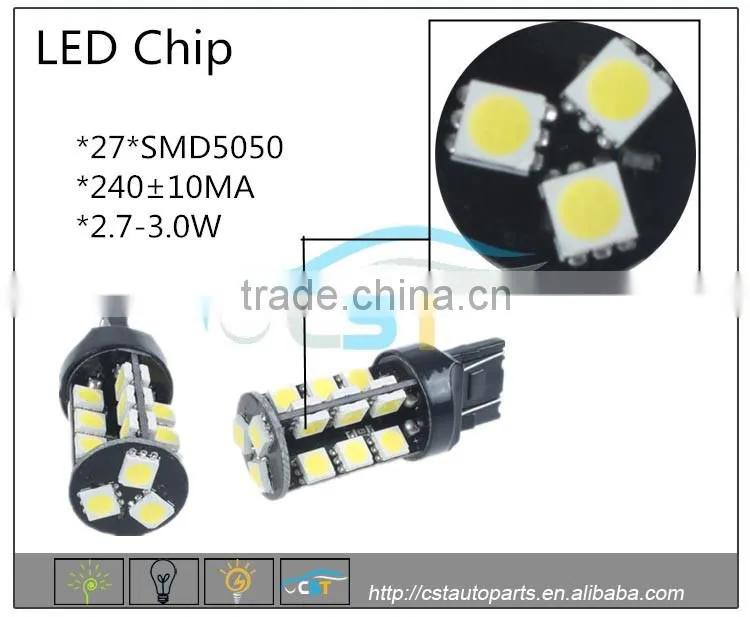 Best Offer Nonpolar Canbus LED Lamp Bulb T20 7440/7443 5050 27SMD 12V Led Lamp Bulb