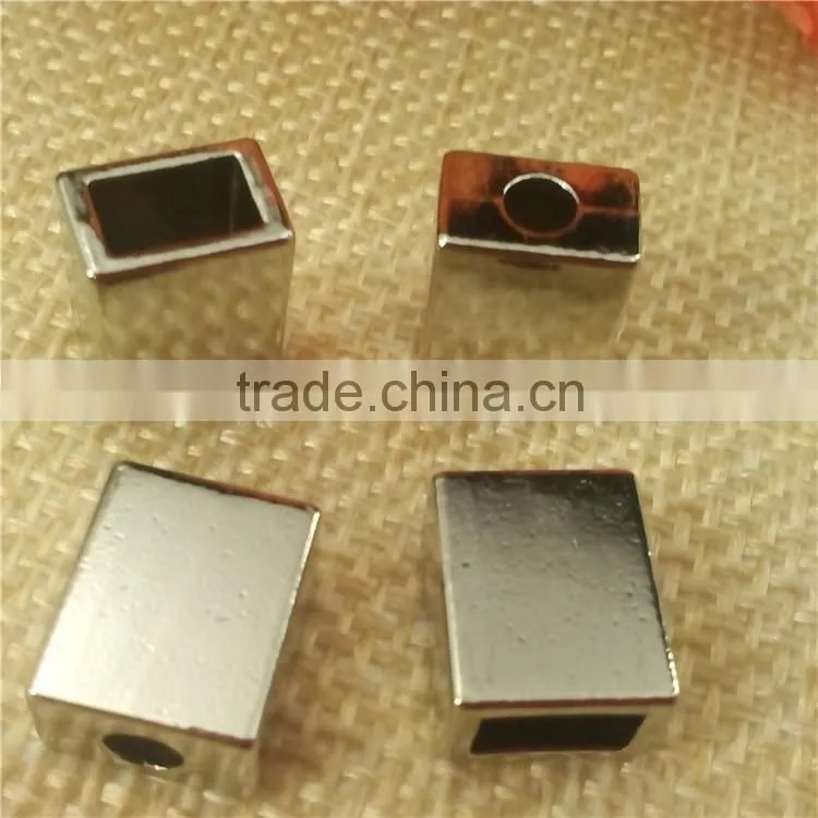 cuboid cord end metal cord end garment cord end