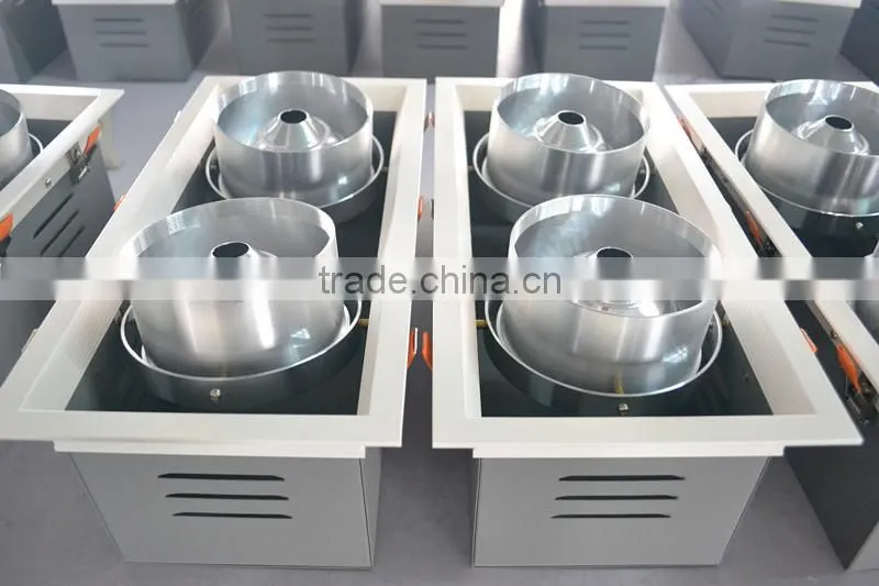 2x12w AR111 led grille panel light