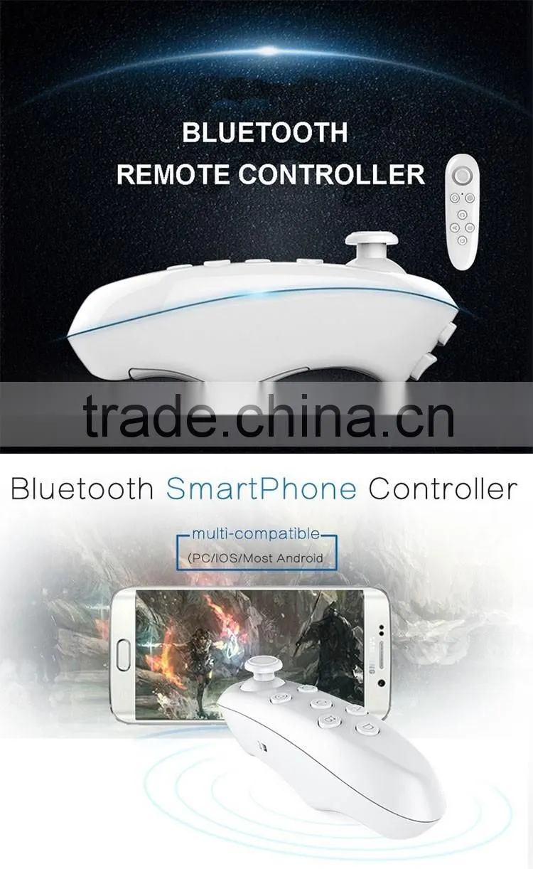 Hot selling VR box vr case vr headset VRII with remote control for small orders