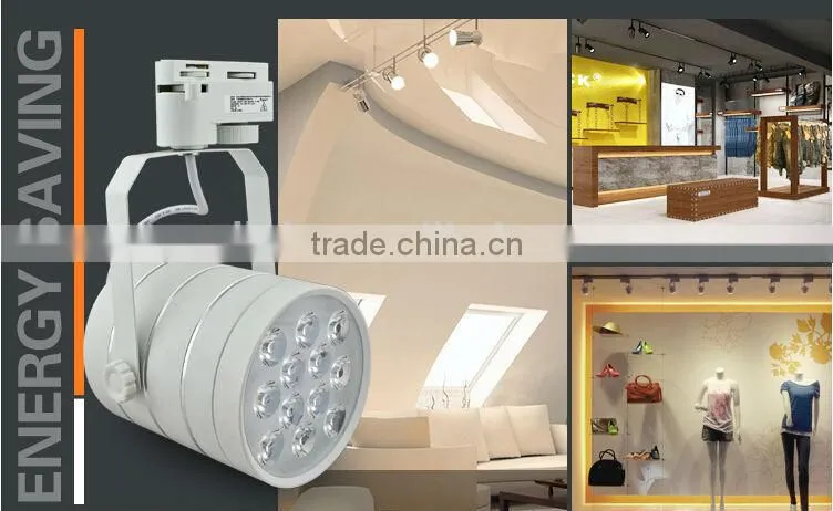 High quality 2 phase/3 phase bridgelux led track lamp 5w-18W
