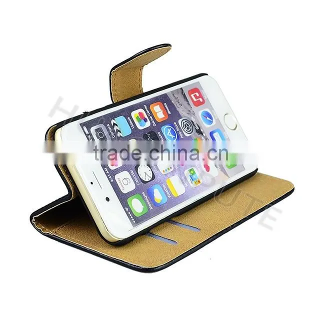 Factory Price !!! Leather Fip Case For iPhone 6 , Mobile Case Fip Leather Case for iPhone 6