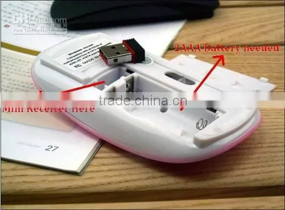 Top Selling 2.4G wireless mouse 10M working distance FACTORY SALES DIRECTLY