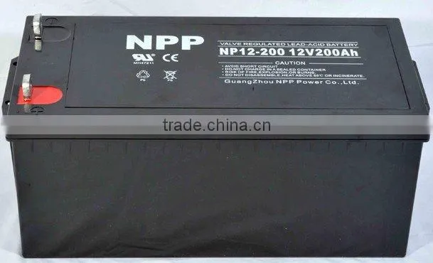 12v 200ah deep cycle agm battery for home solar systems