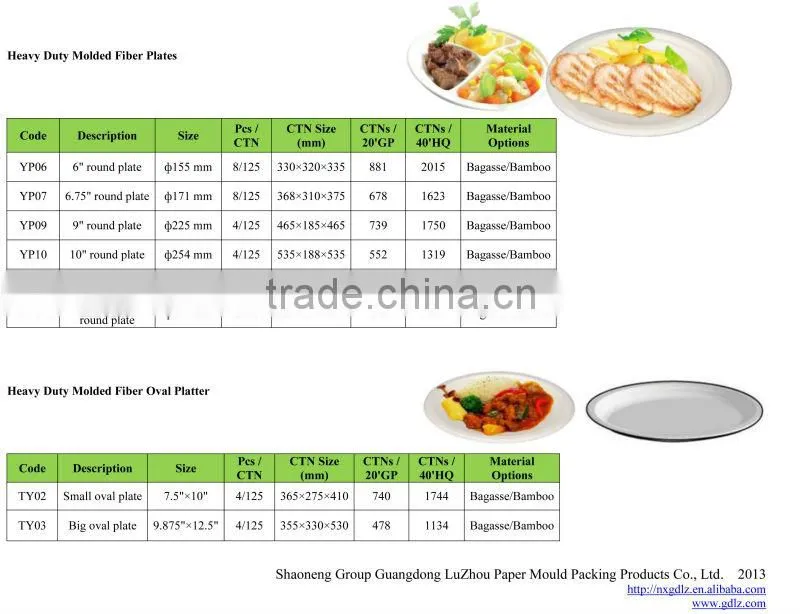 pulp food trays