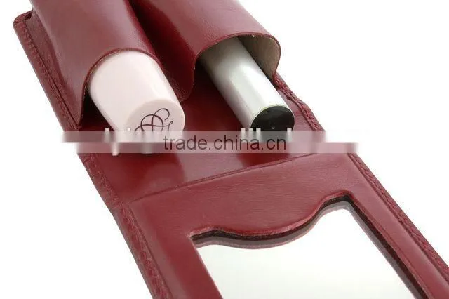 high qualituy lipstick case makeup set bag with mirror