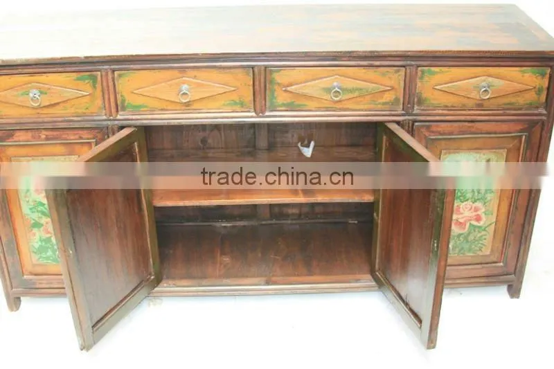 Four Drawer Four Door Cabinet