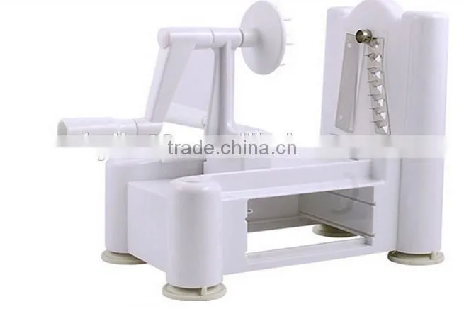 Multifunctional 3 in 1Tri Blade Plastic Spiral Vegetable Slicer