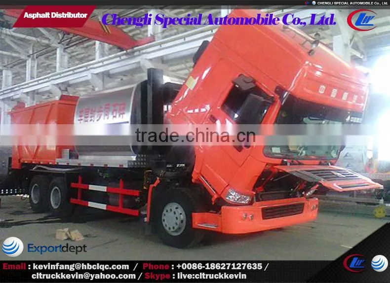 12m3 Synchronous asphalt seal paver truck