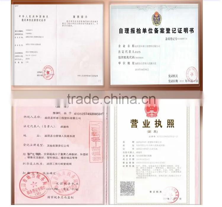 2015 chinese top sale natural color ptfe teflon sheet/definition of color board