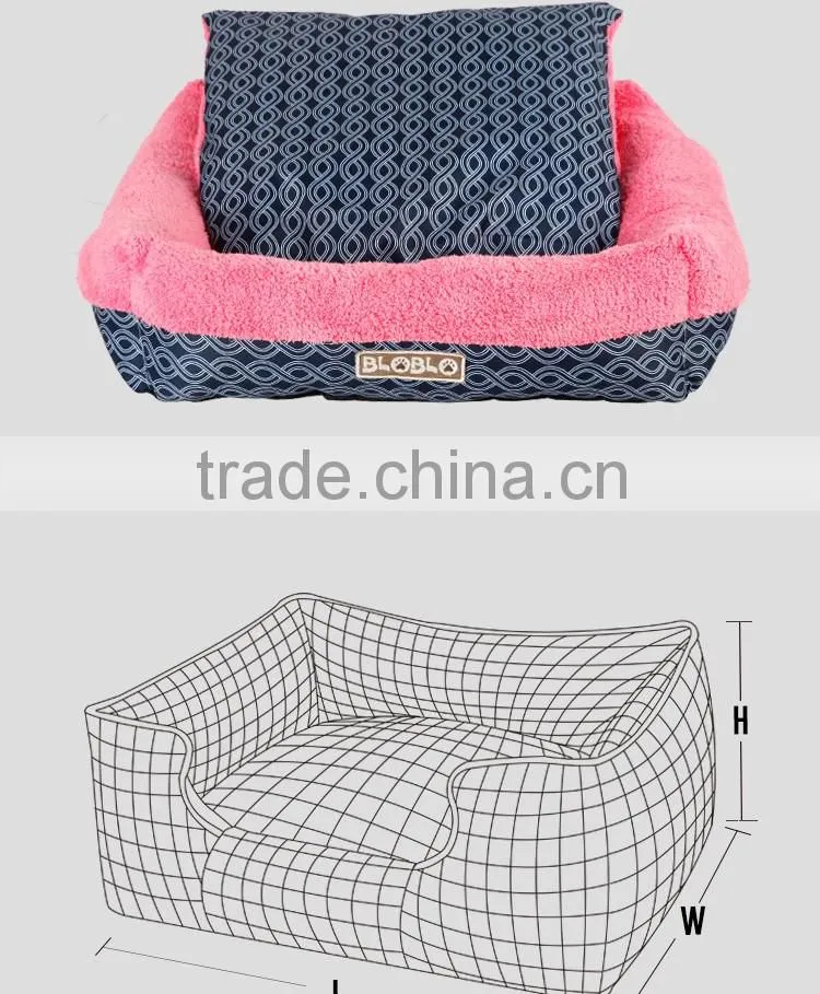Handmade comfortable dog bed from professional manufacture factory