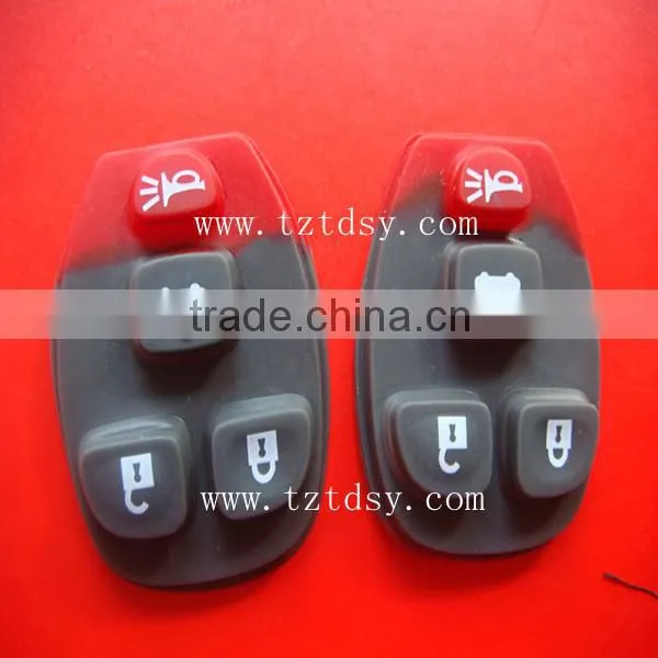 TD auto remote key rubber /3+1 button for Buick