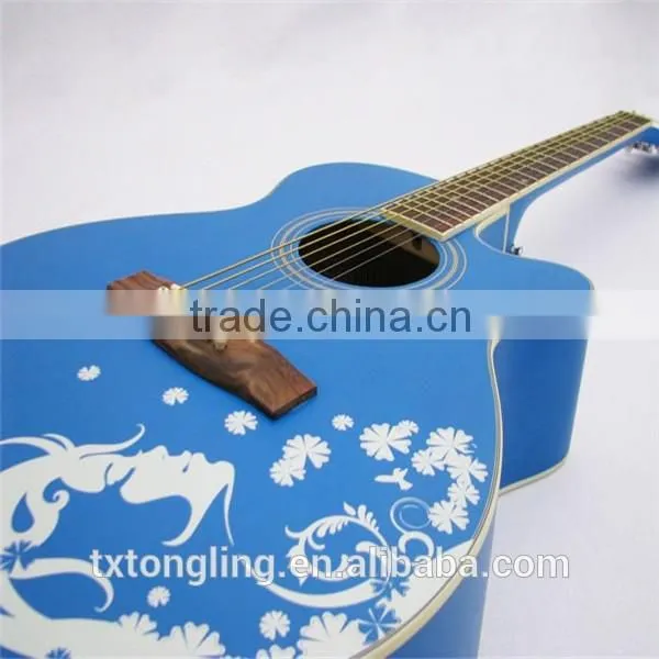 Blue Color Guitar Musical Instrument (TL-0038)