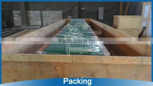 High efficiency flat belt conveyor with CE&ISO