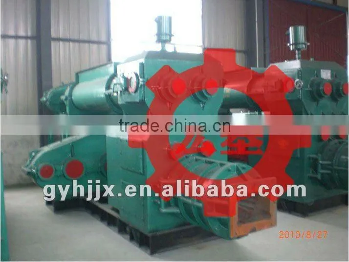 HJK-60 mud bricks making machine, red clay brick making machine/vacuum extruder for brick