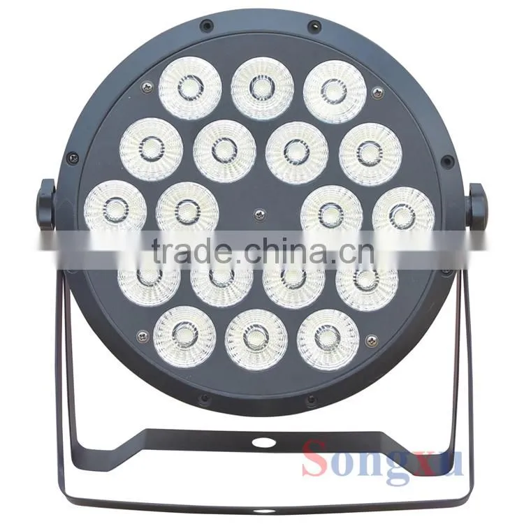 dj strobe effect par lighting 18pcs 10w par led light disco lighting