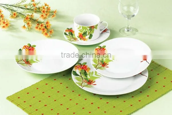 eco-friendly dinnerware,grace tea set,white tea set,spring tea set