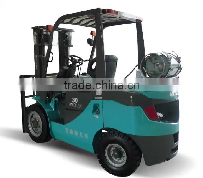 3ton auto lifting gas forklift truck for sale