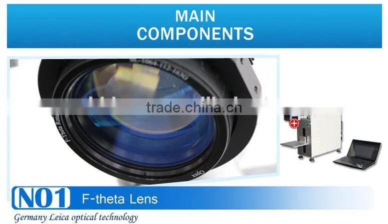 Huahai laser 20W fiber laser marking machine for metal on promotion