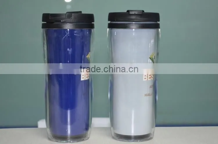 13oz Custom logo plastic color changing magic travel mug