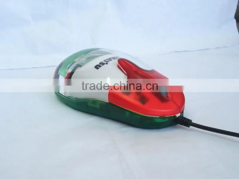 liquid filled wired gift mouse with customized floater