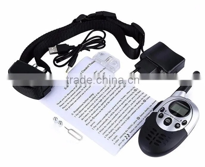 Rechargeable Waterproof Peted dog Electronic shock training collar E613