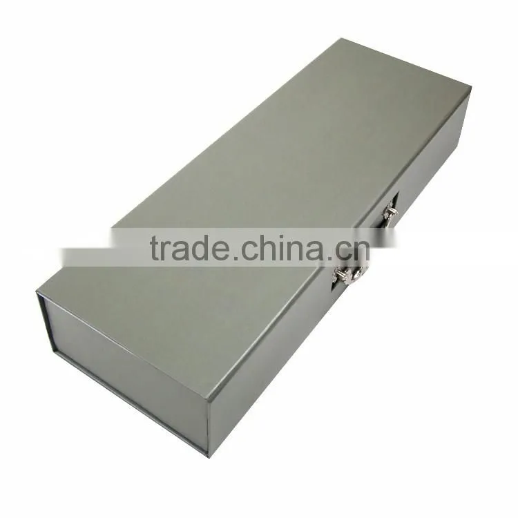 Factory Wholesale Hard Paper Folding Wine Gift Box With Handle .
