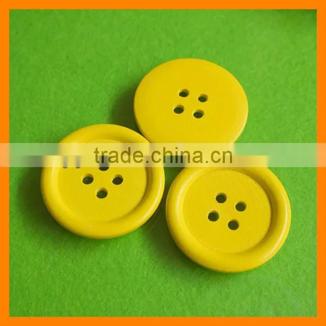Various Flower Shapes Wood Button Wholesale