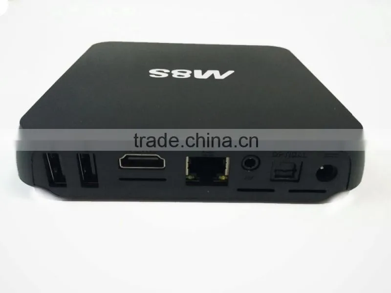 New M8 Android Smart TV Box M8S Amlogic S812 Chip AP6330 4K 2G/8G XBMC Dual band wifi Full HD Android 4.4 Media Player M8 TV Box