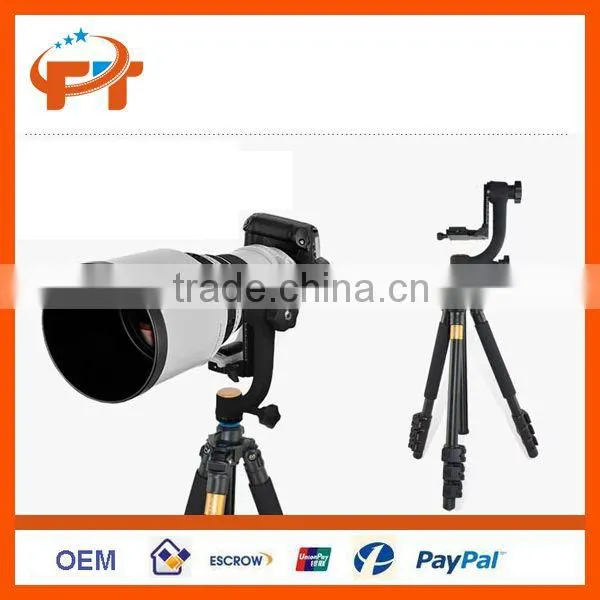Panoramic Gimbal Tripod Head Q-45 Specialized1/4"Screw For Telephoto Len Camera