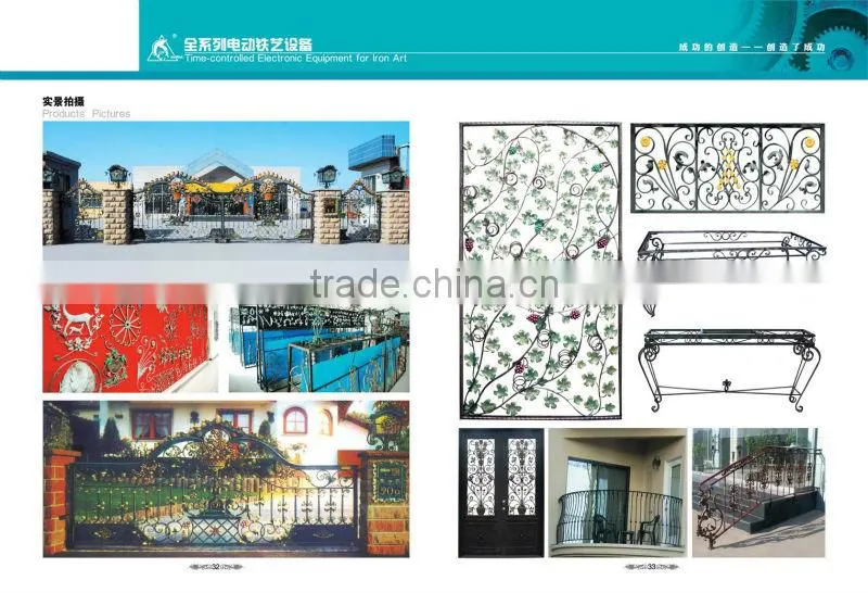 wrought iron pattern bender machine
