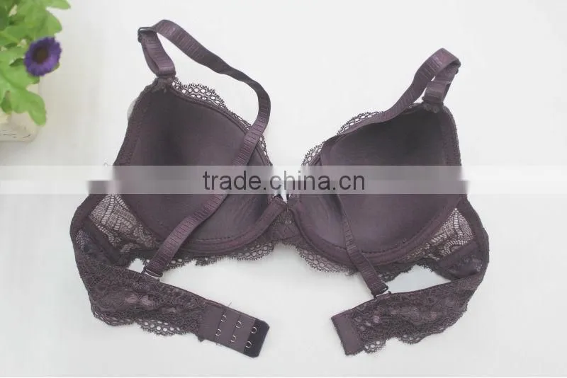 Thin Cup Sexi Young Girl Bra Transparent Lace Bra