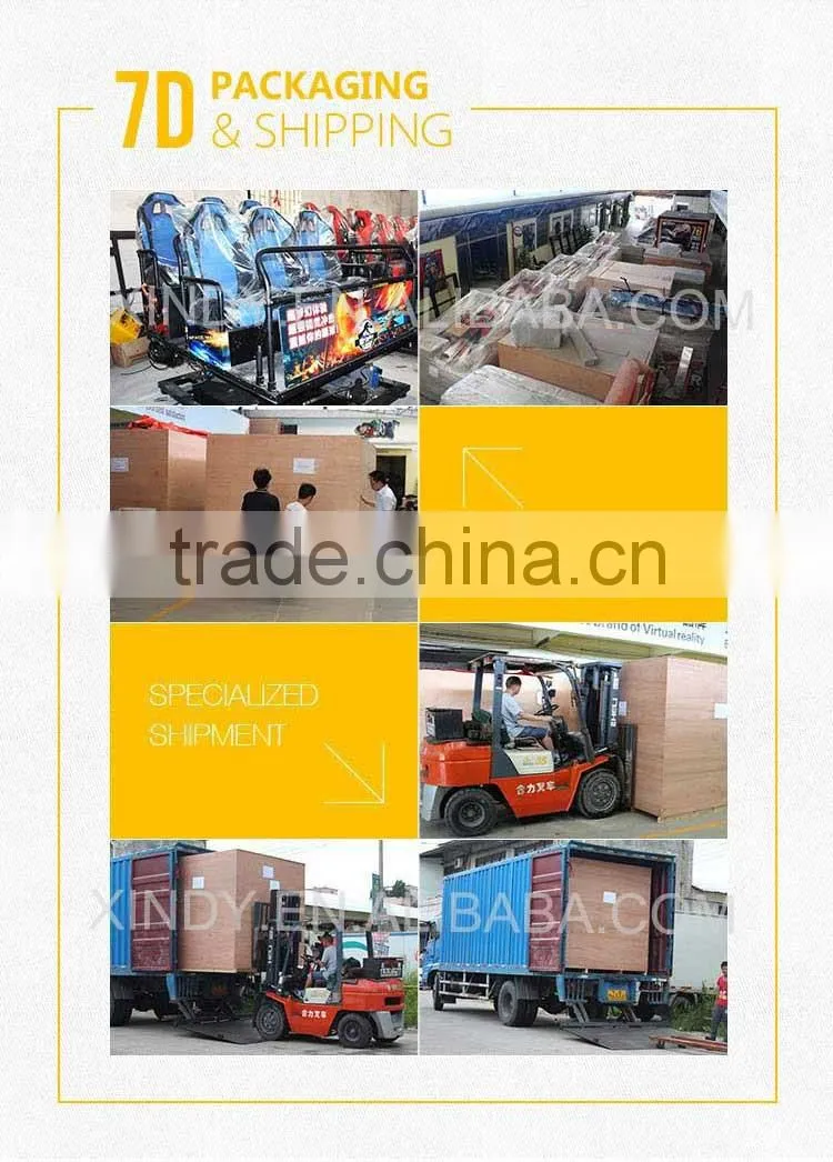 Attractive simulation ride 4D cinema equipment system, 4d movie theater seat simulator motion chair