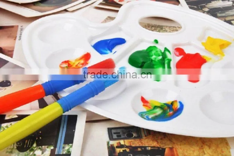 10 Well Oval Profesional Plastic Paint Palette