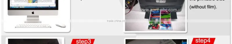white pvc card materials 3 sheet one set no laminate pvc sheet