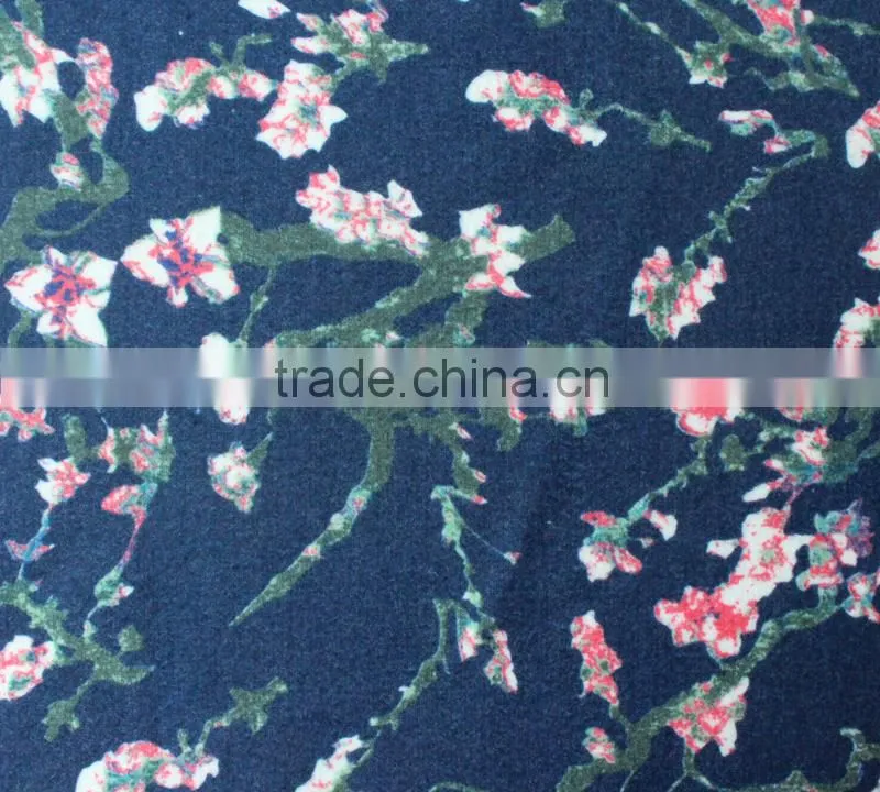 Chenying textile flower pattern custom digital printed fabric