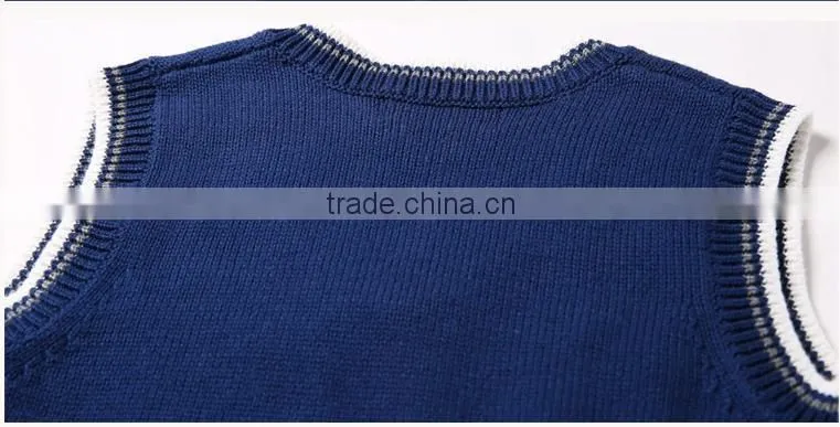 Kids Boys sweater vest sweater hedging cotton wool vest waistcoat vest sweaters for children children children sleeveless sweate