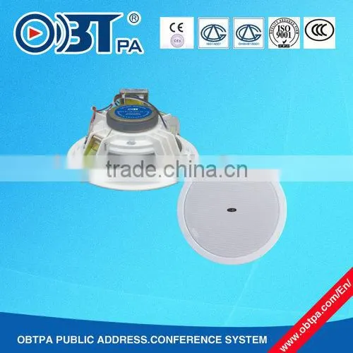 OBT-604 Made in china and good price ceiling louderspeaker /sound system for pa system
